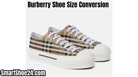 burberry schuhe größentabelle|do Burberry shoes work.